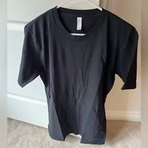Black large T-shirt